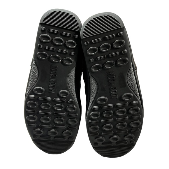 MOON BOOT Monaco WP 2 Faux Fur Collar Tall Boot in Black Women’s Size 5.5 - Picture 14 of 14